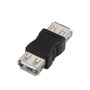 Aisens Adaptador USB 2.0 Hembra a Hembra Negro A103-0037